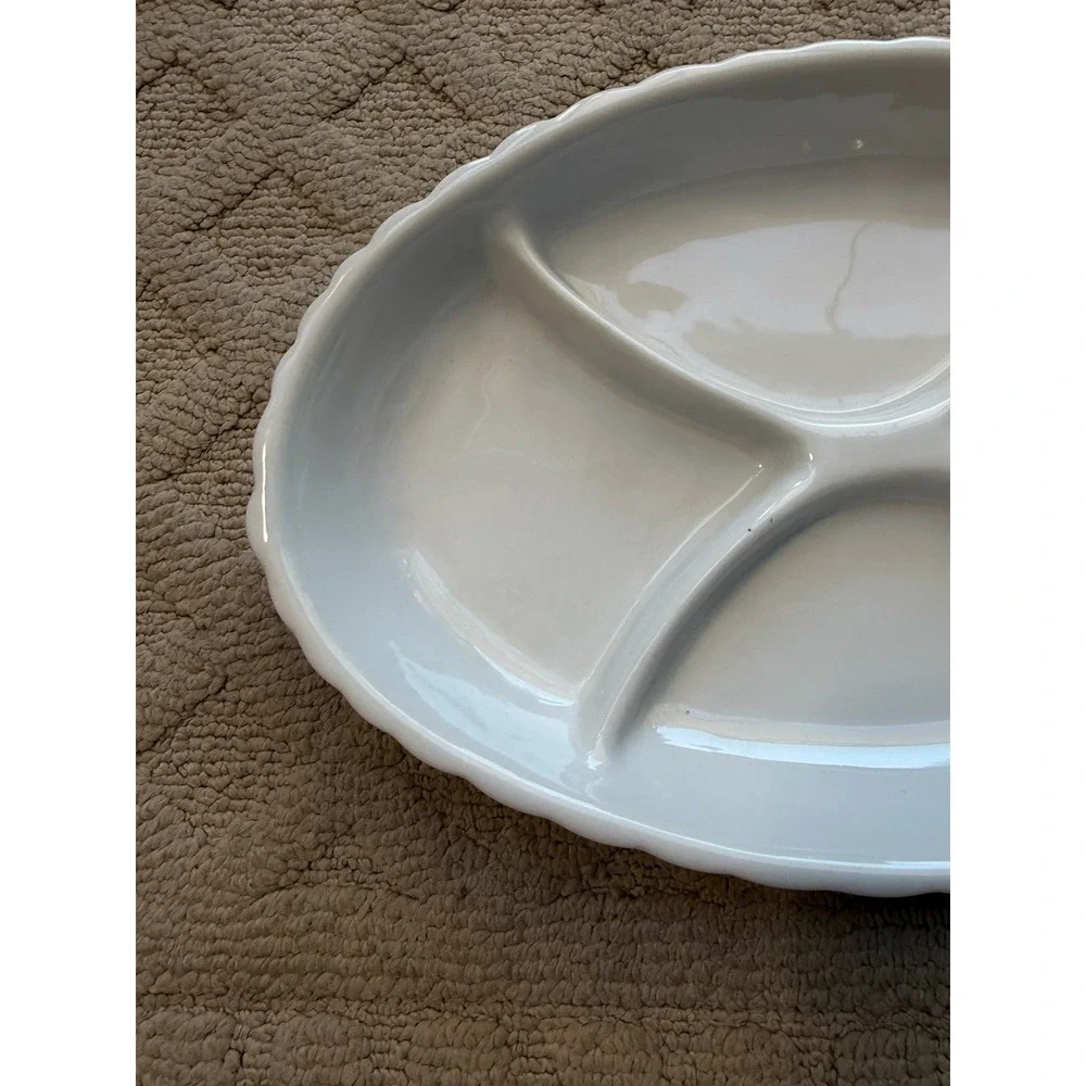 Studio Silversmiths Cordon Bleu Oval Sectional Server Platter